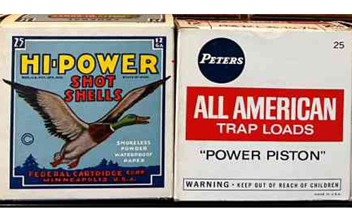 Vintage shotgun shell Boxes